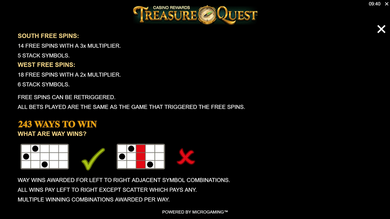 casino rewards free spins treasure quest